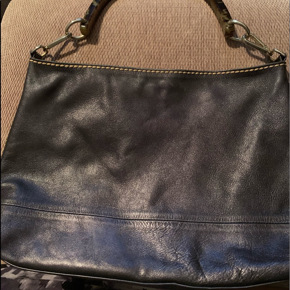 Plinio Visona Italian Leather Handbag